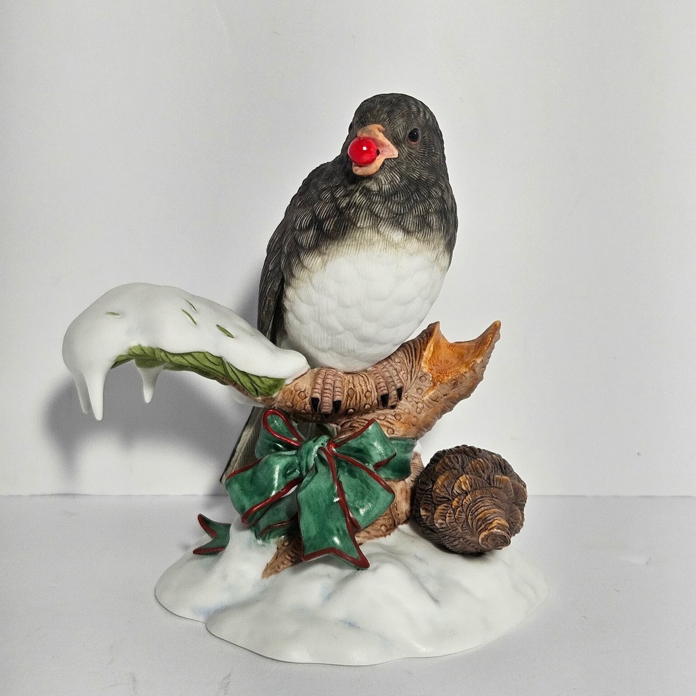 Lenox 2000 Christmas Snowbird Annual Bird Sculpture Fine Porcelain Limited Ed